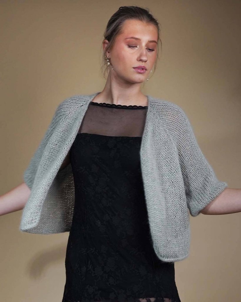 Easy Peasy Chunky Cardigan, No 4 + silk mohair strikkekit (2 farver) Strikkekit Önling - Katrine Hannibal