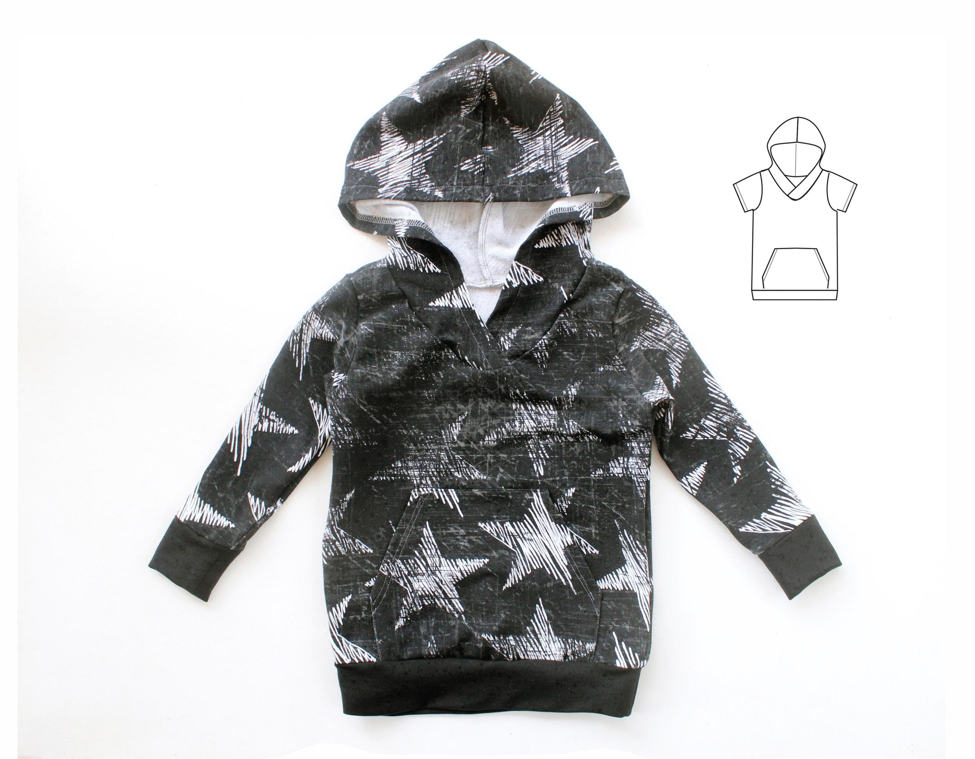 Percy Hooded Tee and Sweatshirt