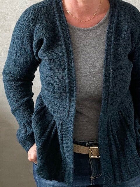 Plissé Jacket by Hanne Falkenberg, No 20 knitting kit
