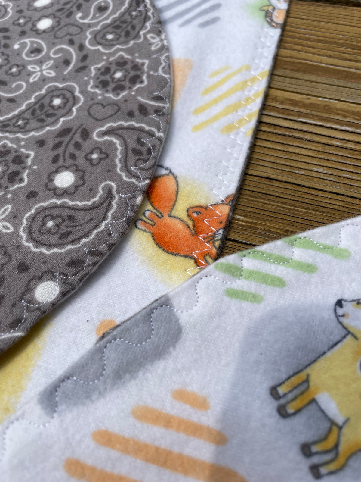Receiving Blanket and Burp Cloth