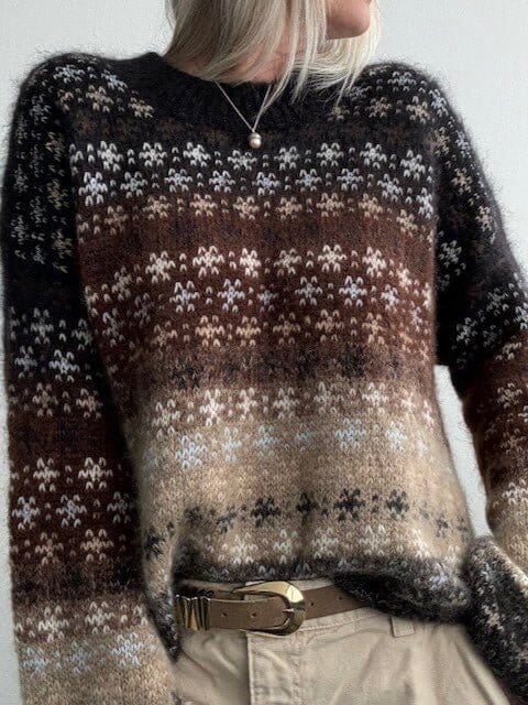 Rikke Bloom Mohair Sweater by Rikke Jönsson, knitting pattern (UK, SE, NO, DE)