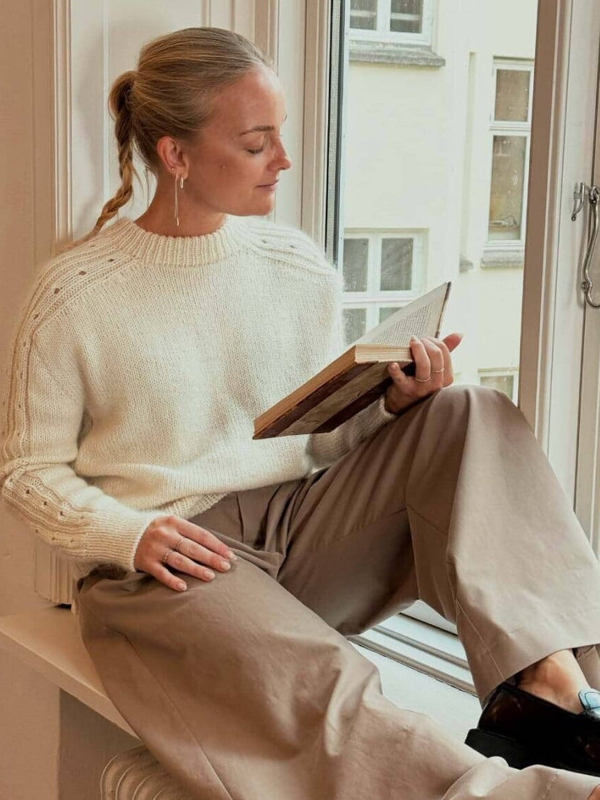 Rikke sweater No 2 by Rikke Jönsson, knitting pattern (UK, DE, SE, NO)