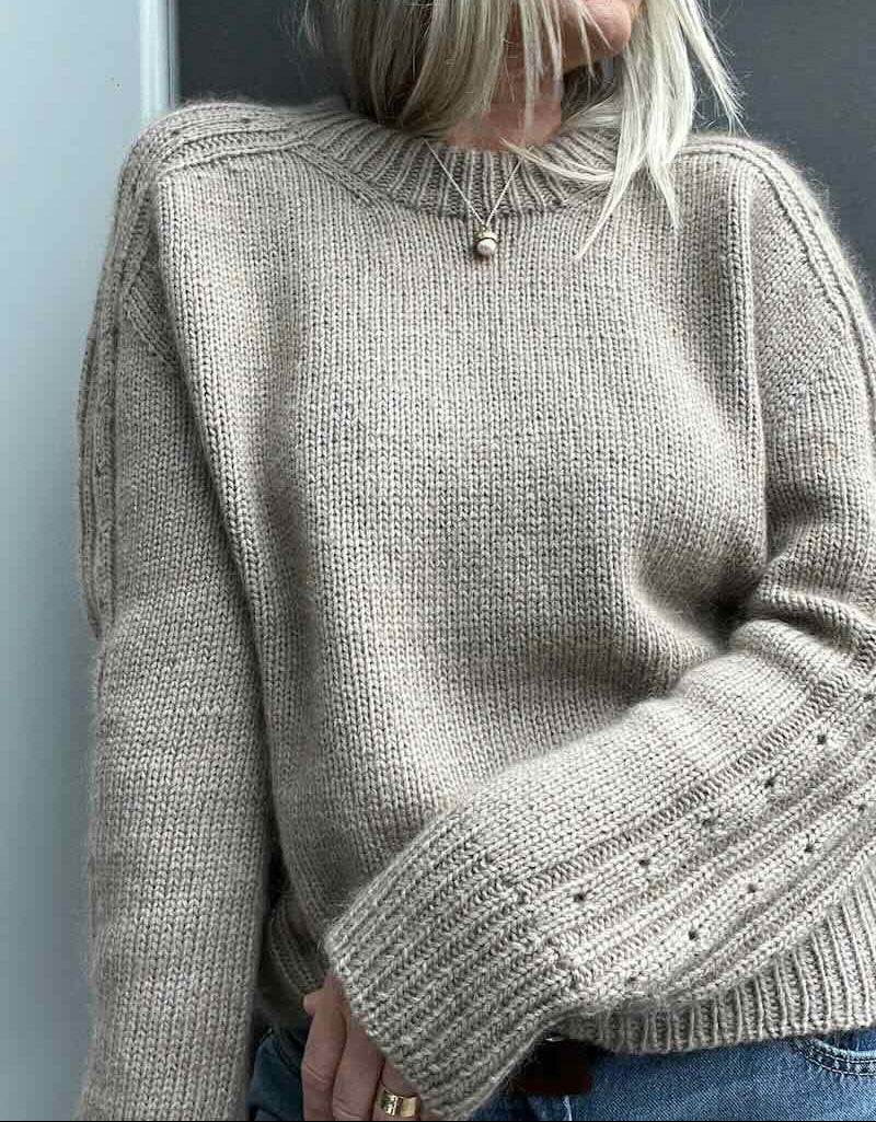 Rikke Sweater No 2 by Rikke Jönsson, No 4 + silk mohair knitting kit