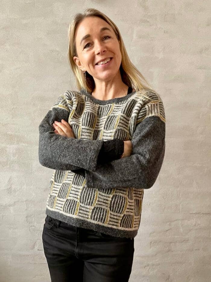 Saga II sweater by Hanne Falkenberg, knitting pattern Knitting patterns Hanne Falkenberg