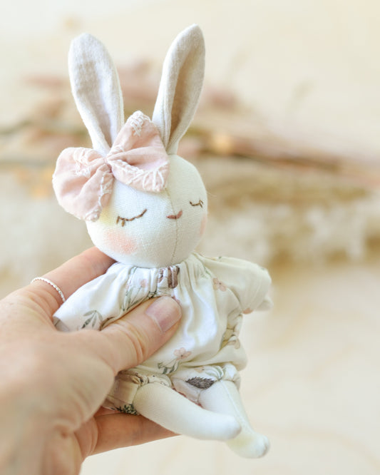 Sewing Pattern for Bunny Stuffed Animal + Carrot Bed