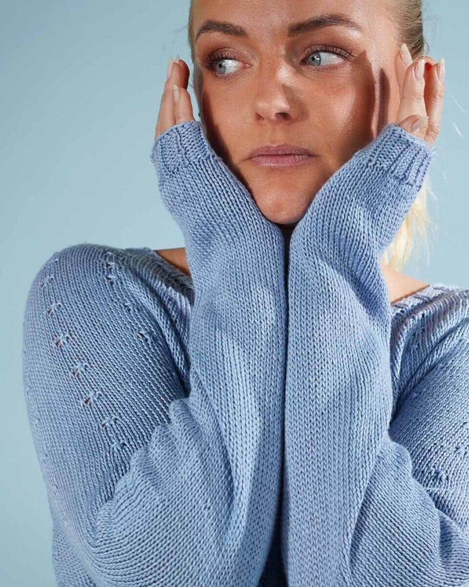 Silk Sweater, No 14 knitting kit