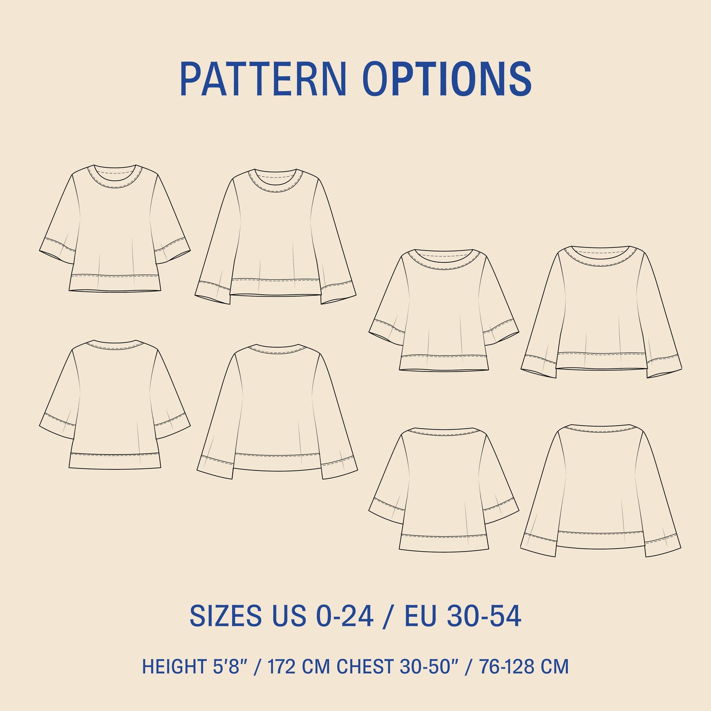 Silke Blouse Sewing pattern