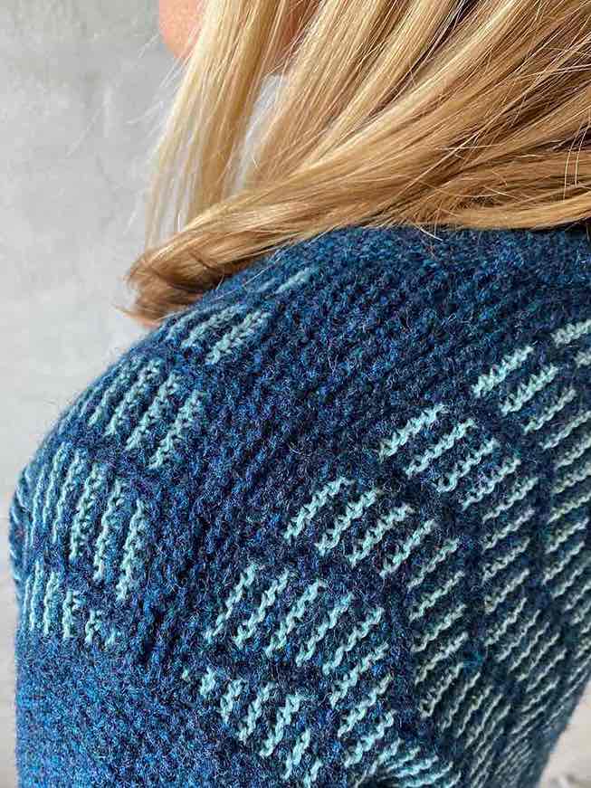 Sofi - combi jacket by Hanne Falkenberg, knitting pattern Knitting patterns Hanne Falkenberg