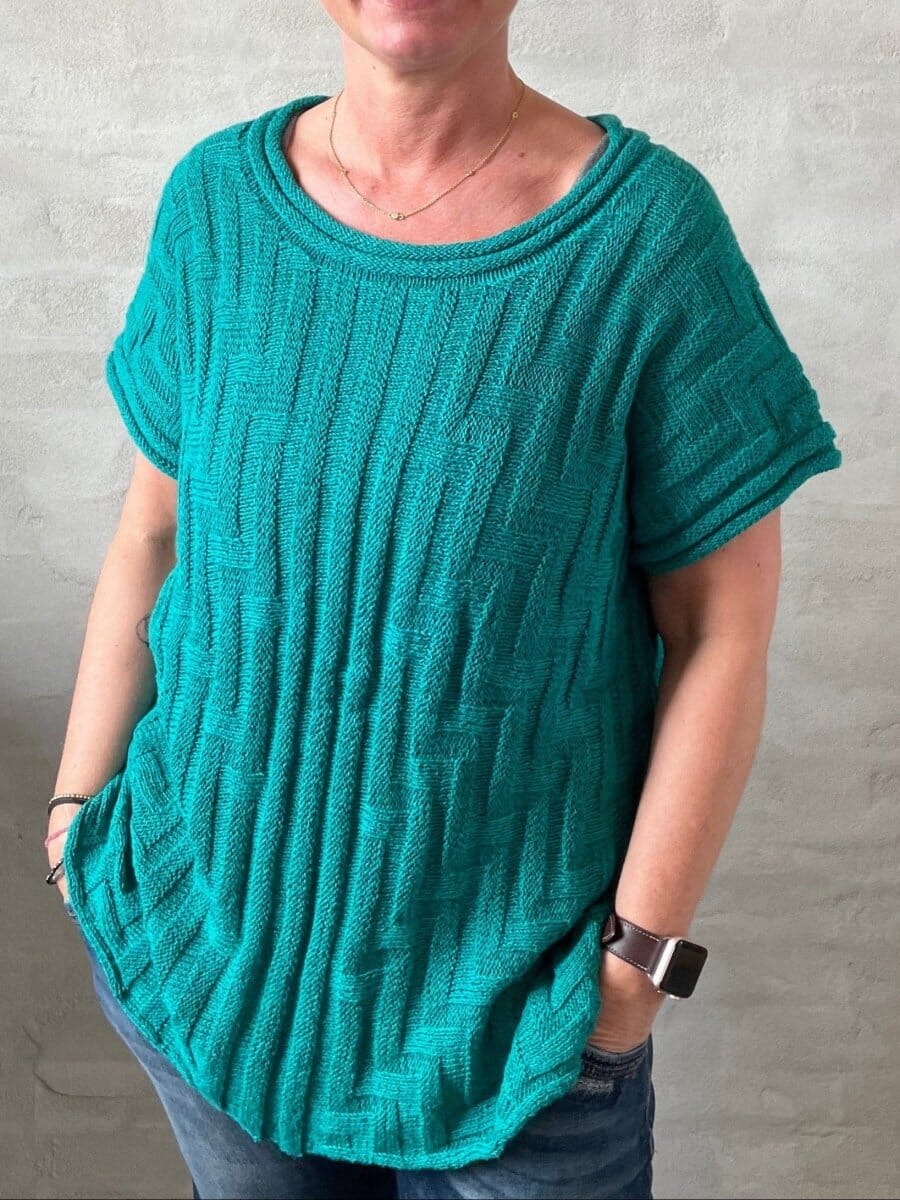 Stil blouse by Hanne Falkenberg, knitting pattern Knitting patterns Hanne Falkenberg