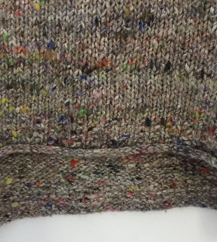 Sweater with specks by Önling, knitting pattern
