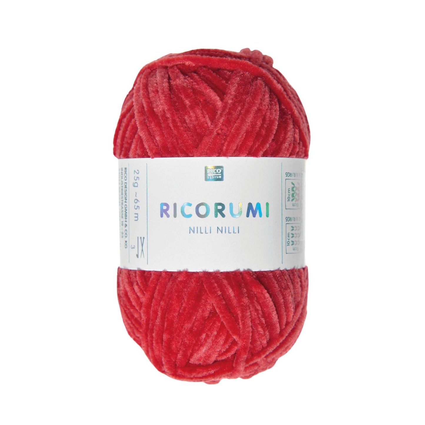 Ricorumi Nilli Nilli Chenille Yarn - 25g ball - DK Weight - homesewn
