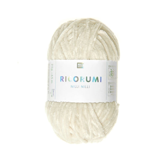 Ricorumi Nilli Nilli Chenille Yarn - 25g ball - DK Weight - homesewn