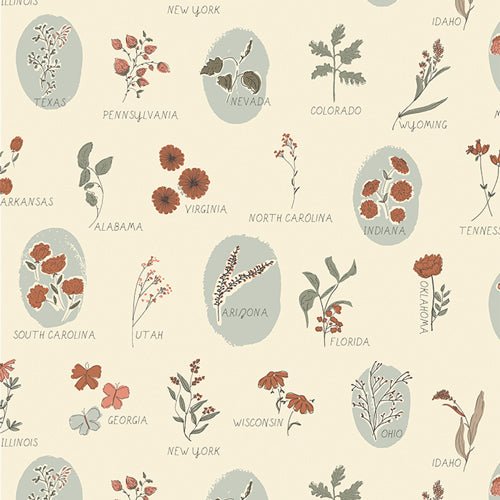 Roadside Wildflowers - Three - Roots of Nature - homesewn