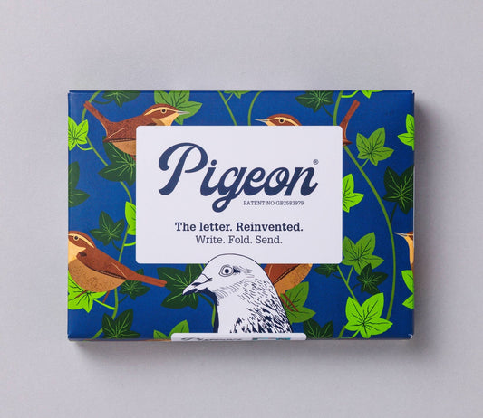 Robin & Wren Pigeon, Folding Letter Set – Pack of 6 Letters - homesewn