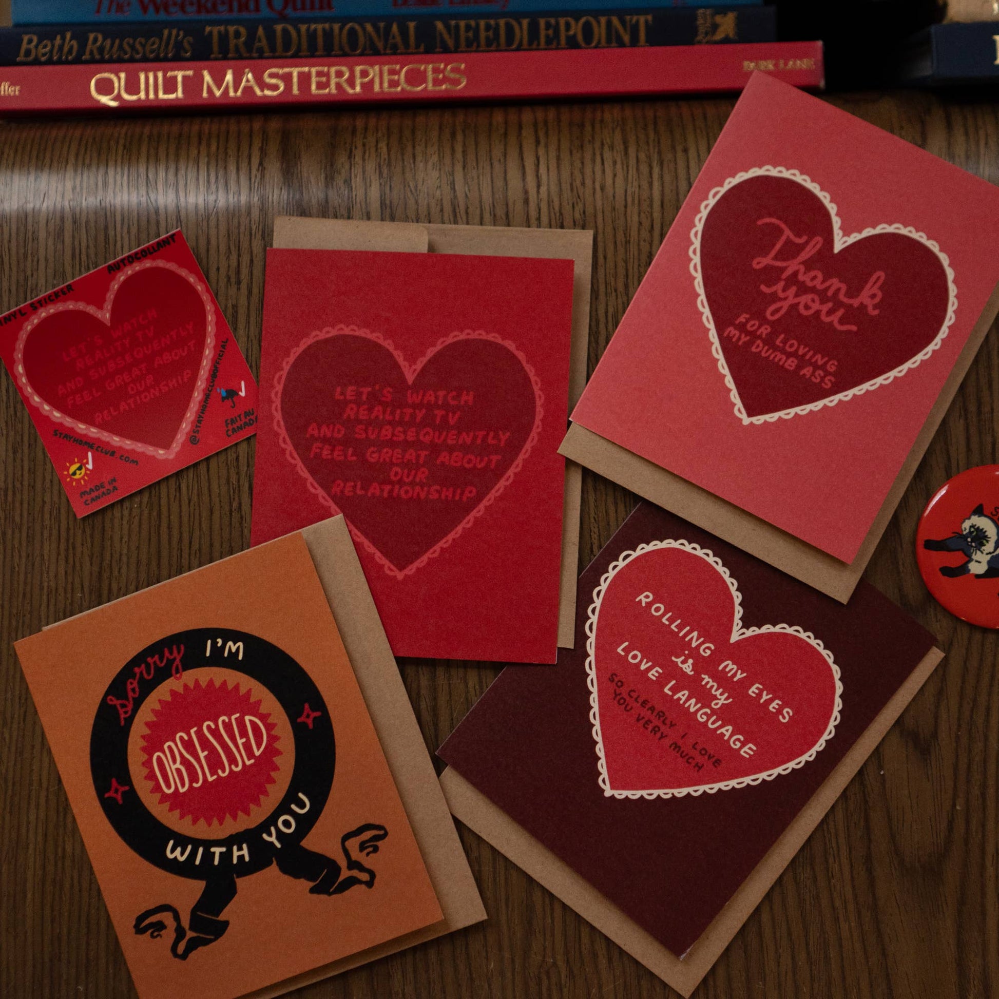 Rolling my Eyes Card - homesewn