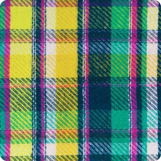Royal Plaid FLANNEL - Sunrise - homesewn