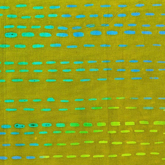 Running Stitch - Olive Batik - homesewn