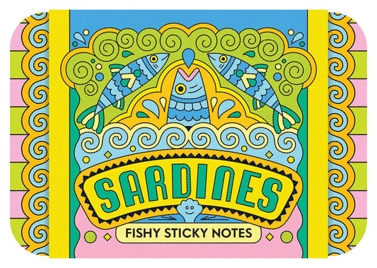 Sardines Fishy Sticky Notes - homesewn