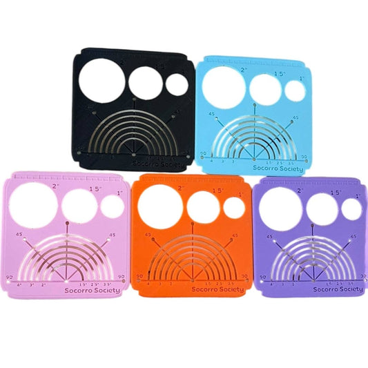 Sashiko Circle Stencil - homesewn