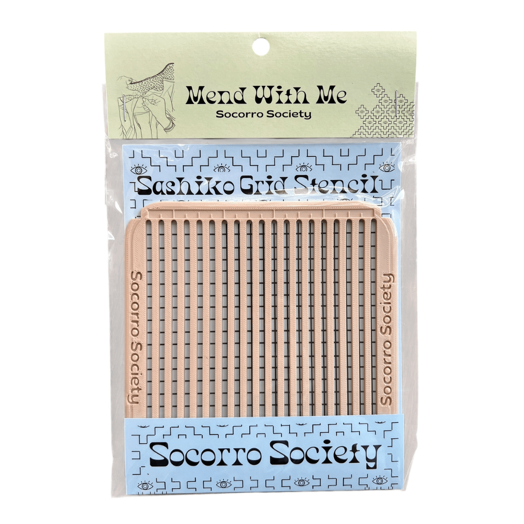 Sashiko Grid Stencil: Craft Perfect Grids - homesewn