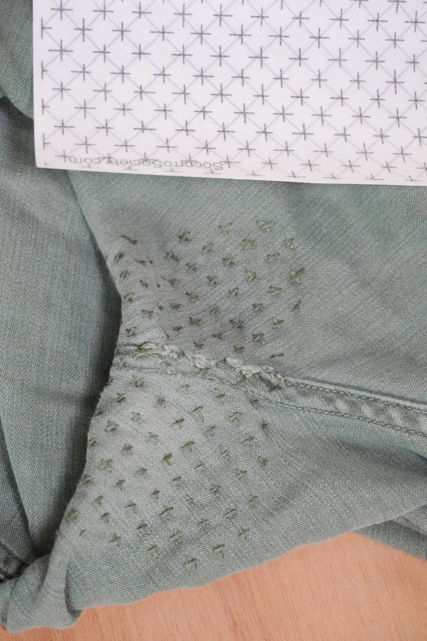 Sashiko Inspired Mending Stick and Stitch Patterns - Vol 2 - homesewn