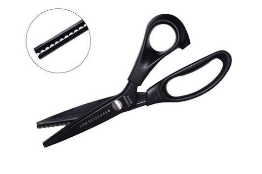 LDH Midnight Edition Scalloped Pinking Shears