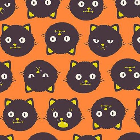 Scaredy Cats - Pumpkin Glow - Good Spirits RS5137 12G - homesewn