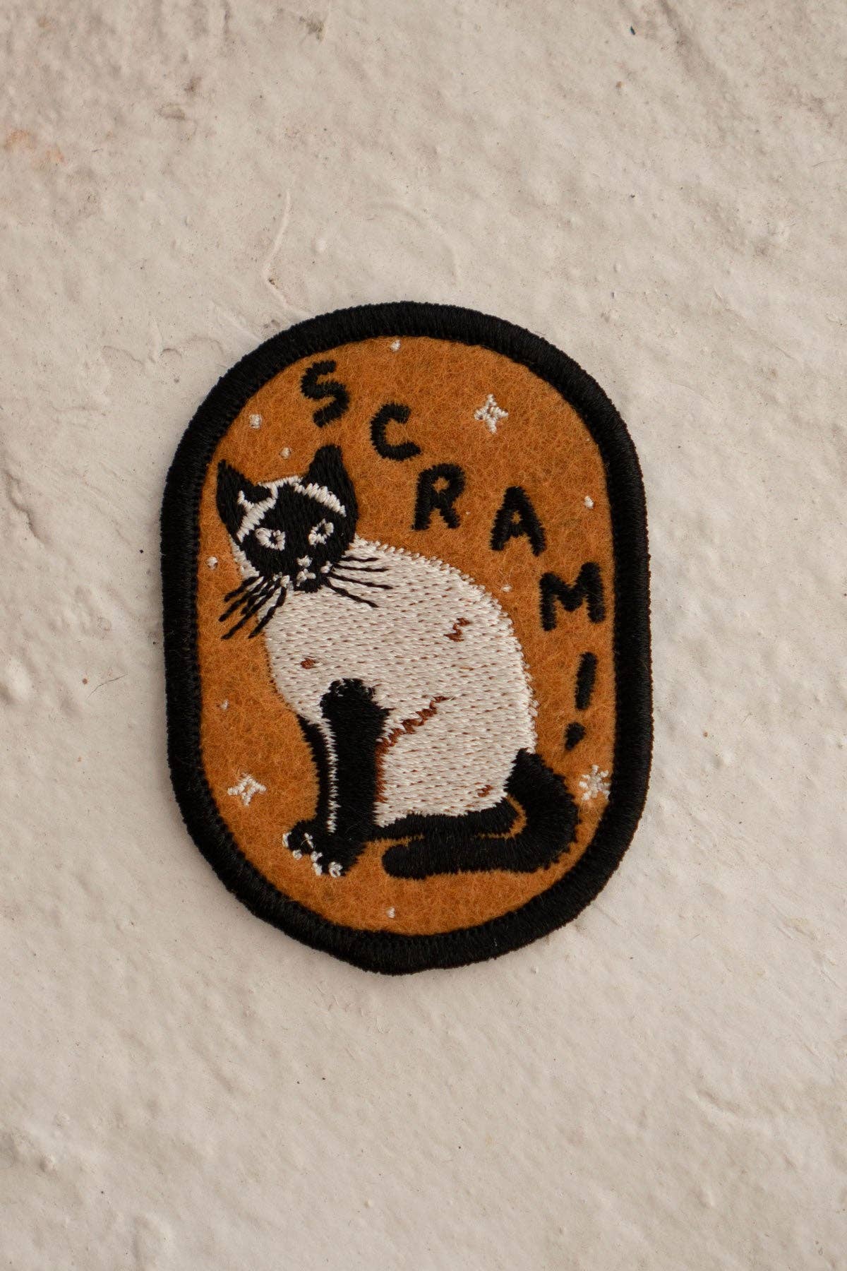 Scram - Felt Sticky Patch - homesewn