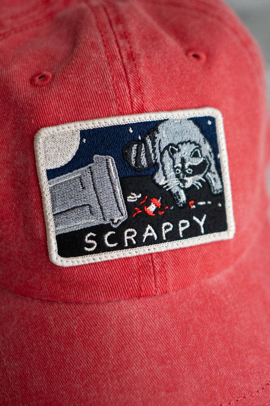 Scrappy Raccoon (Trash) Sticky Patch | Embroidered Patch - homesewn