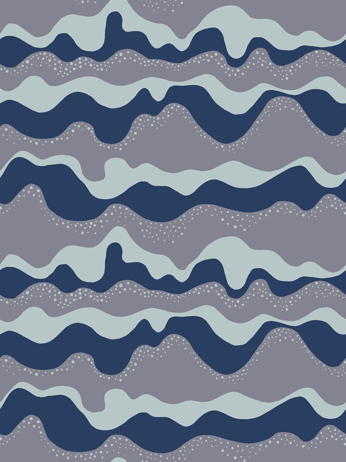 Sea and Sky - Navy - Floradora - homesewn