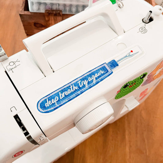 Seam Ripper Vinyl Stickers, Funny Sewing Quilt Sticker - homesewn