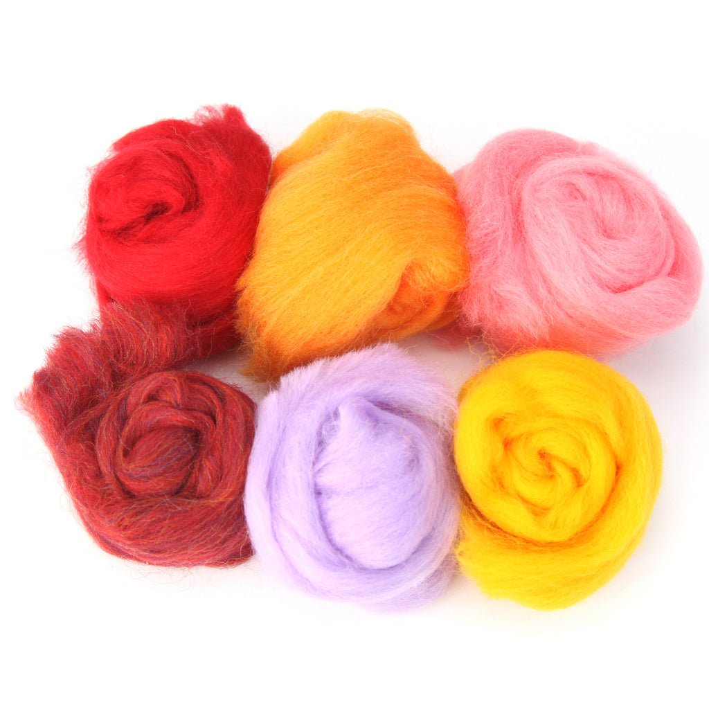 Seasonal Color Wool Roving - homesewn