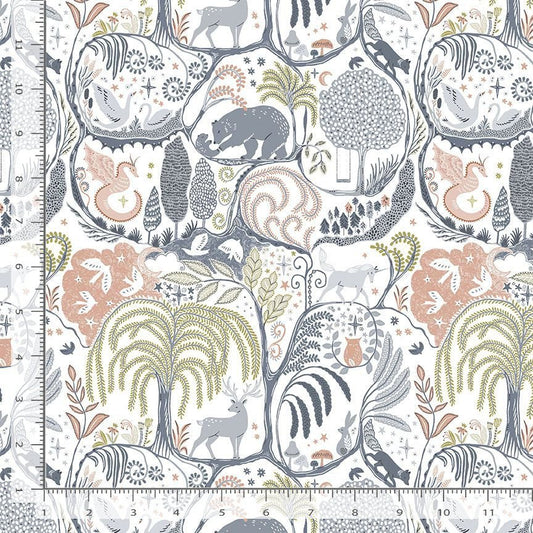 Secret Forest - White - Secret Forest - homesewn