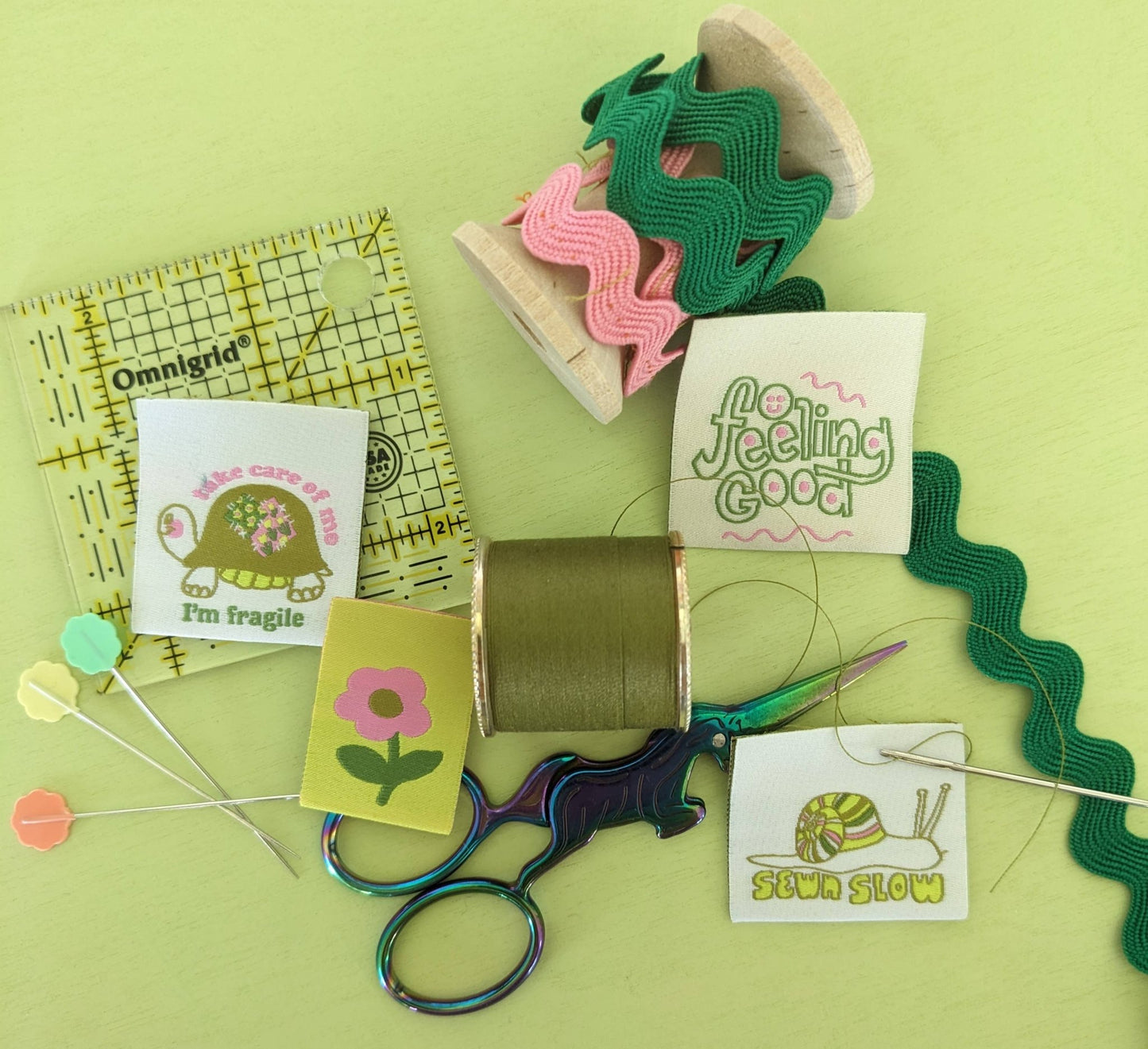Self Love Pack Woven labels - homesewn