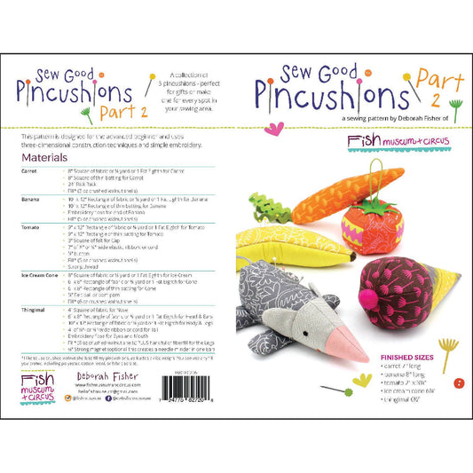 Sew Good Pincushions Pattern New Shapes - homesewn