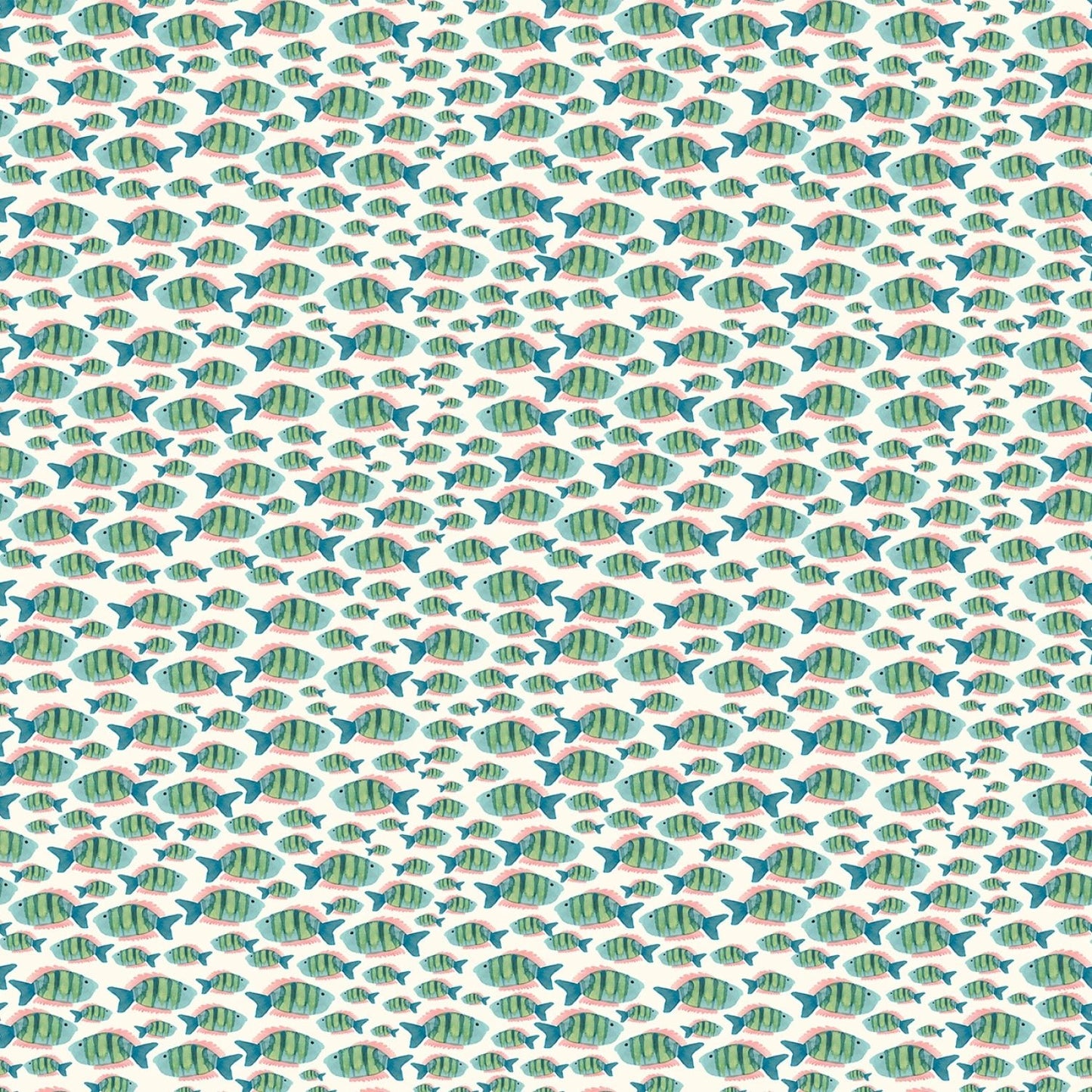 Shoal of Fishes Reef - Lewis & Irene Fabric - homesewn