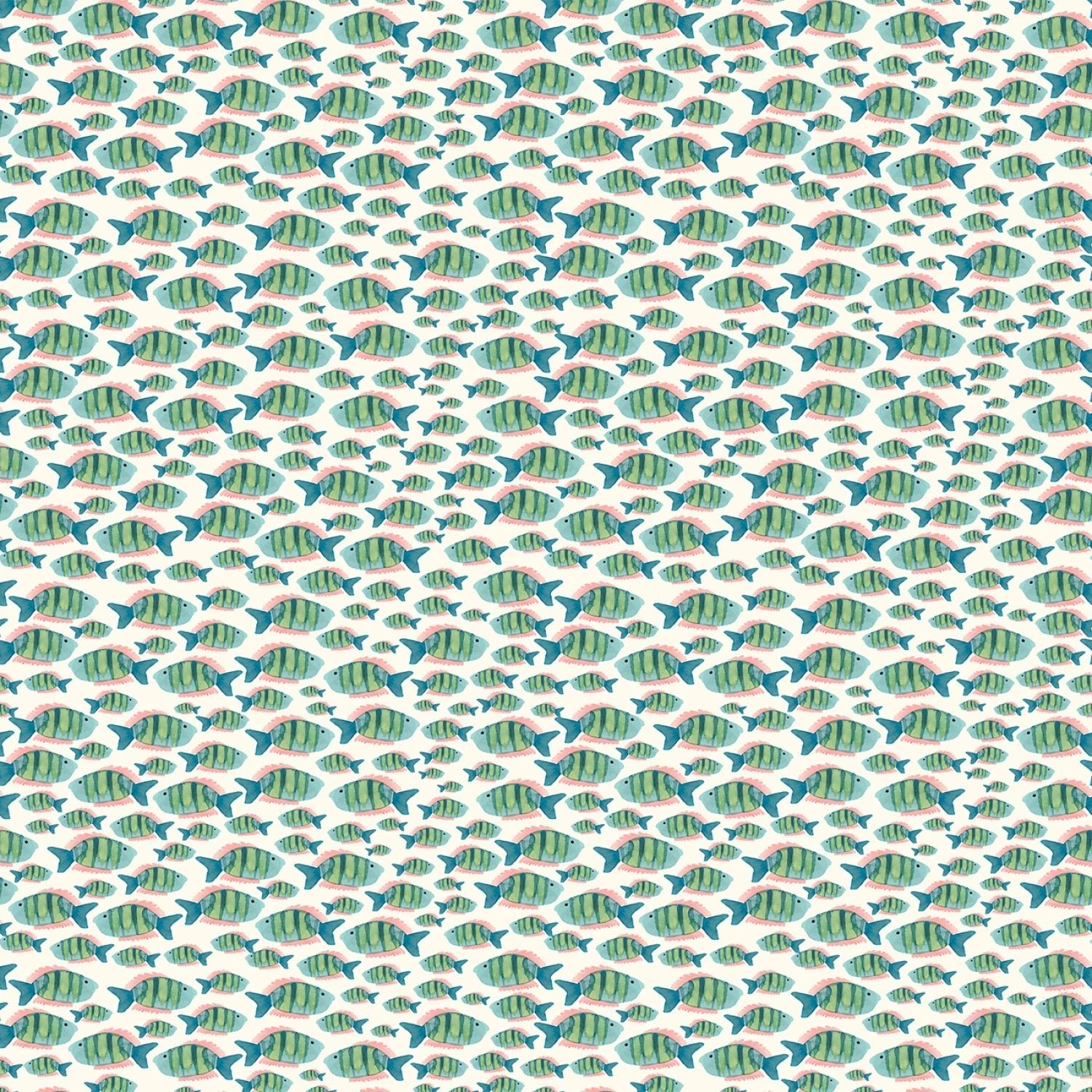 Shoal of Fishes Reef - Lewis & Irene Fabric - homesewn
