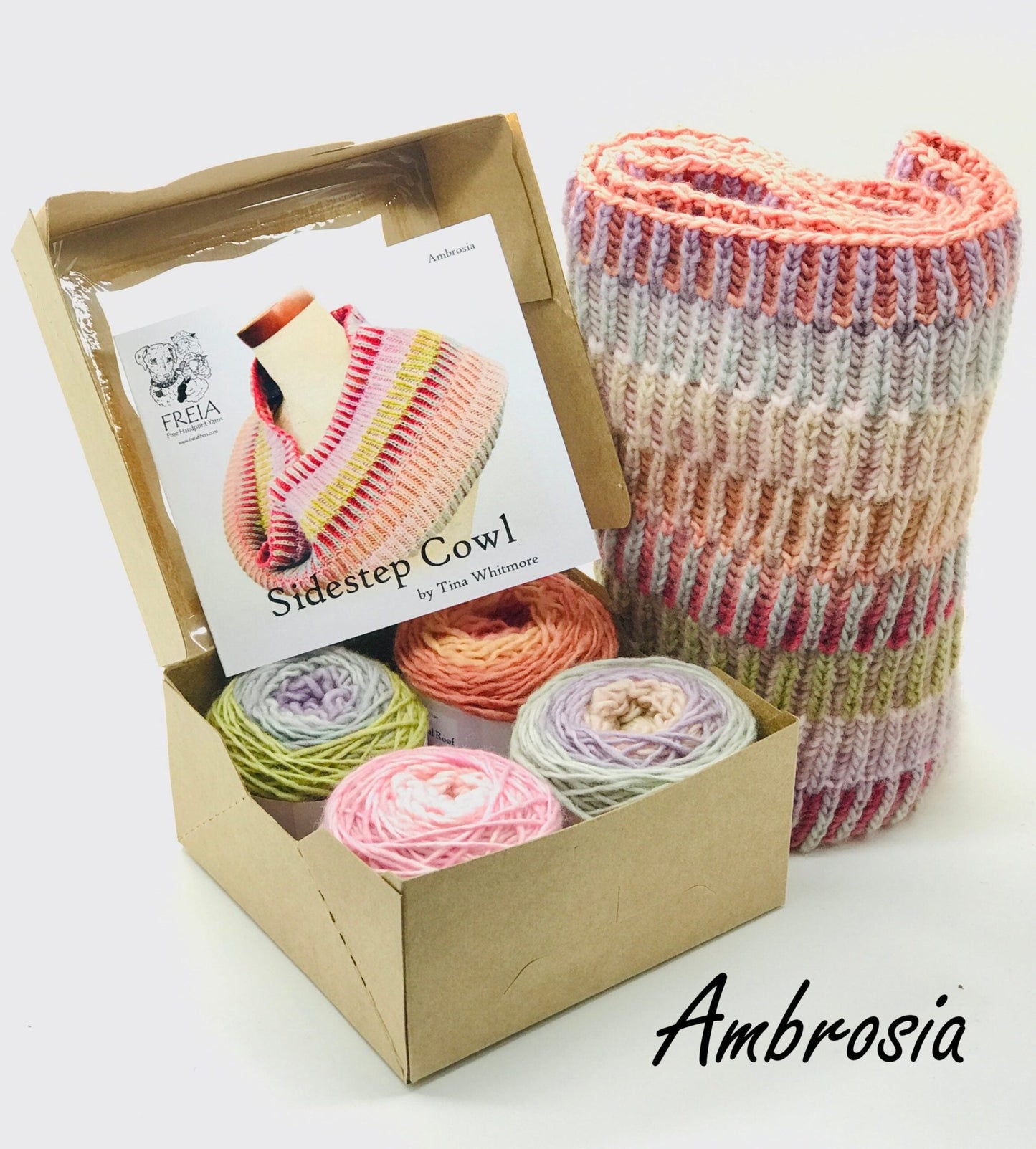 Sidestep Cowl Kit - Freia Yarns - homesewn