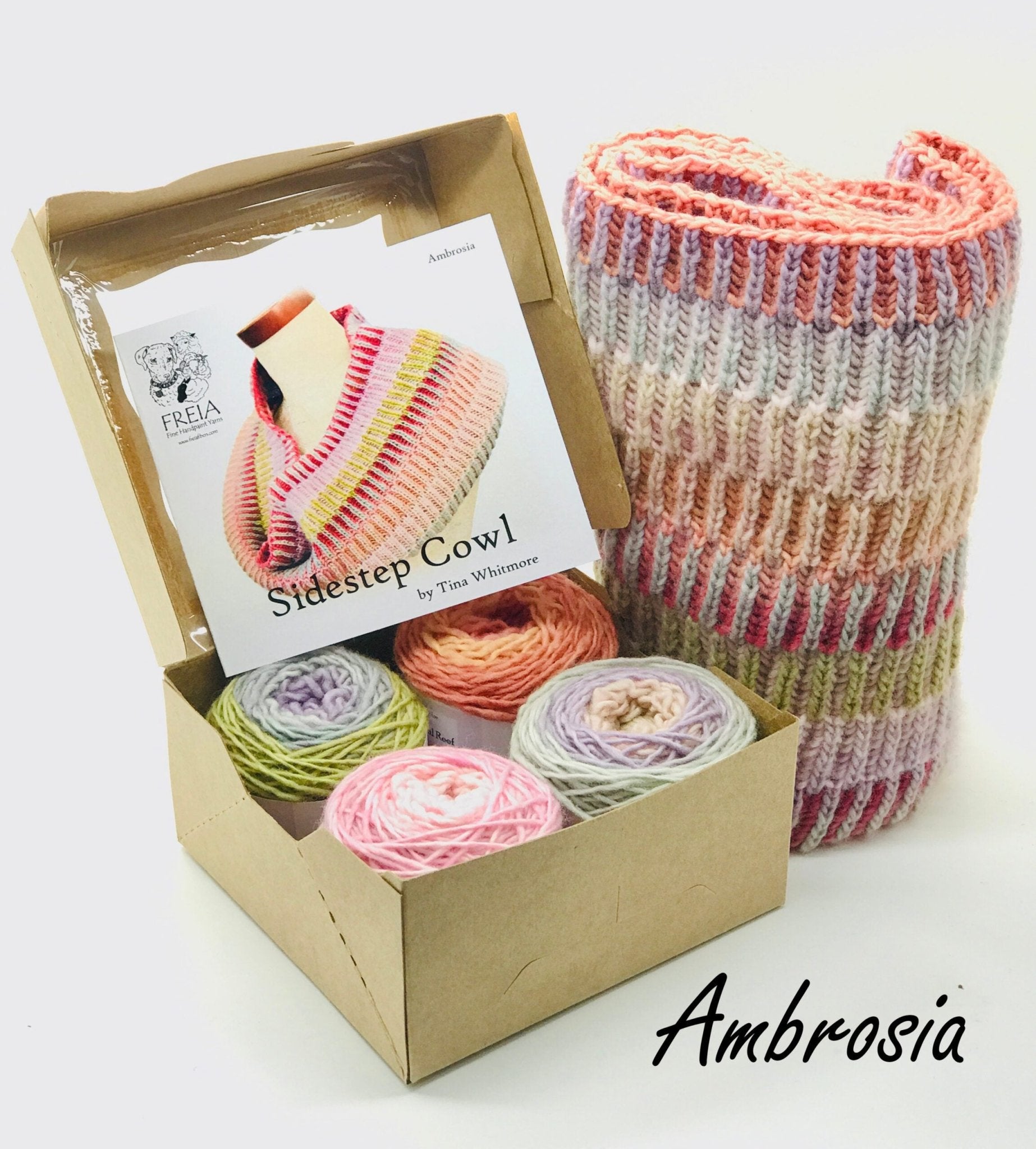 Sidestep Cowl Kit - Freia Yarns - homesewn