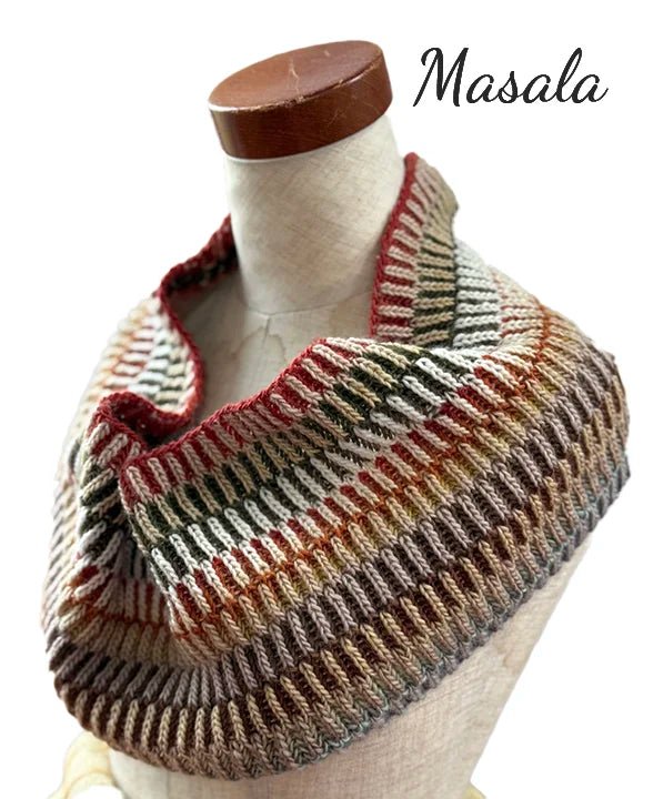 Sidestep Cowl Kit - Freia Yarns - homesewn