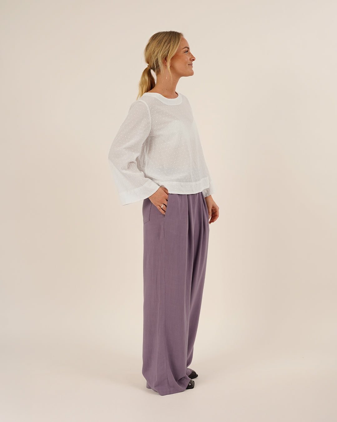 Silke Blouse Sewing pattern PDF DOWNLOAD - homesewn