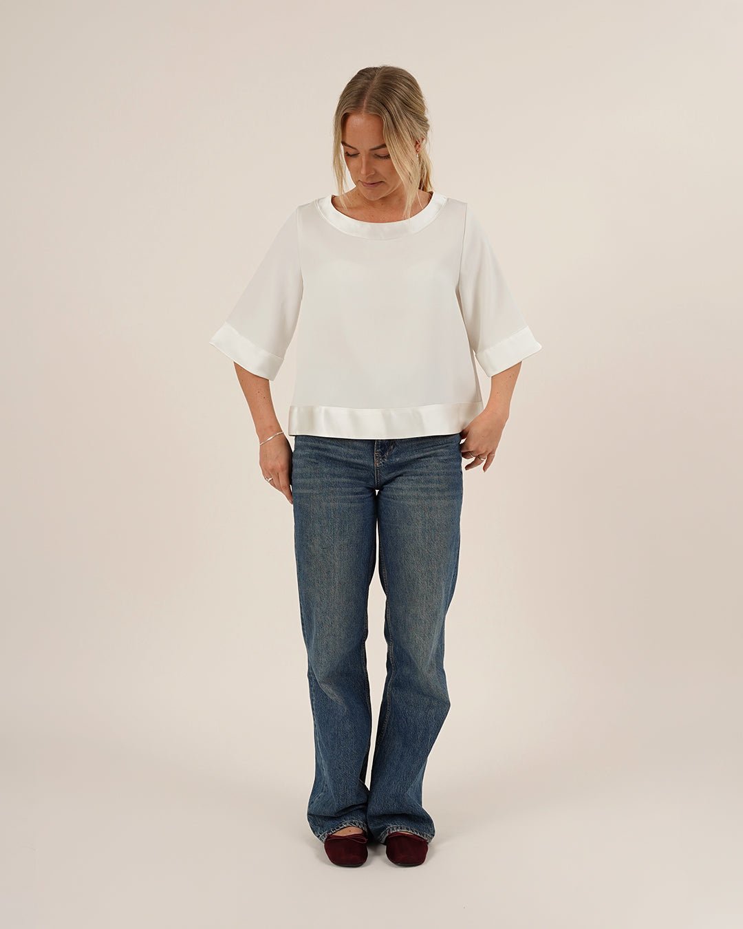 Silke Blouse Sewing pattern PDF DOWNLOAD - homesewn