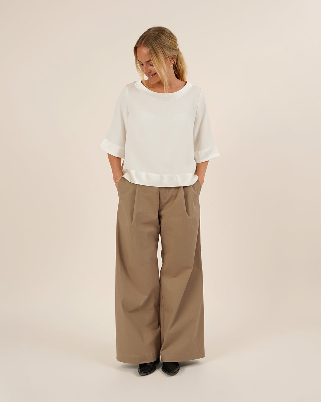 Silke Blouse Sewing pattern PDF DOWNLOAD - homesewn