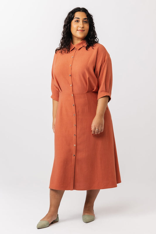 SILMU shirt & shirt dress - PDF PATTERN - homesewn