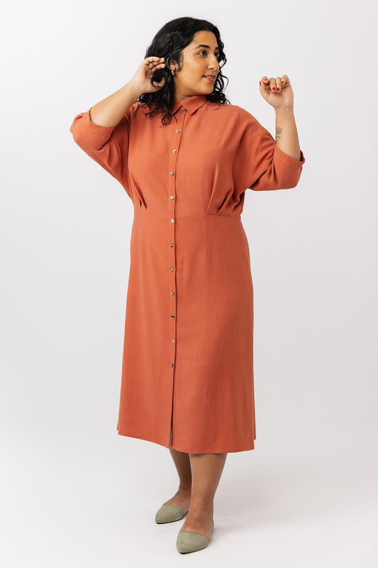 SILMU shirt & shirt dress - PDF PATTERN - homesewn