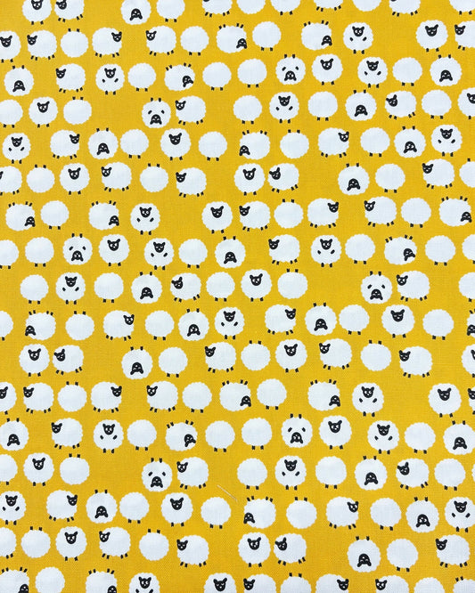 Simply Palette Sheep - COTTON OXFORD 7oz - Yellow - homesewn