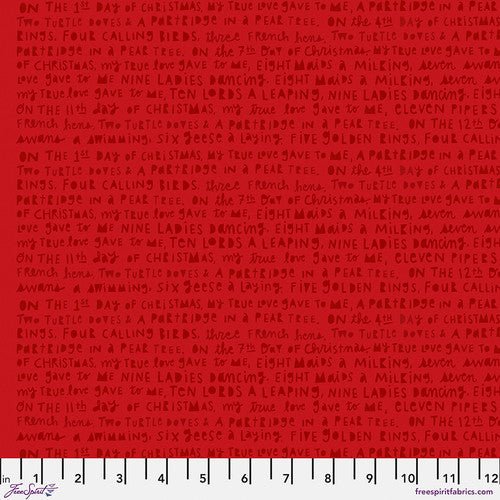 Sing Along - Red - Cori Dantini 12 Days of Christmas - homesewn