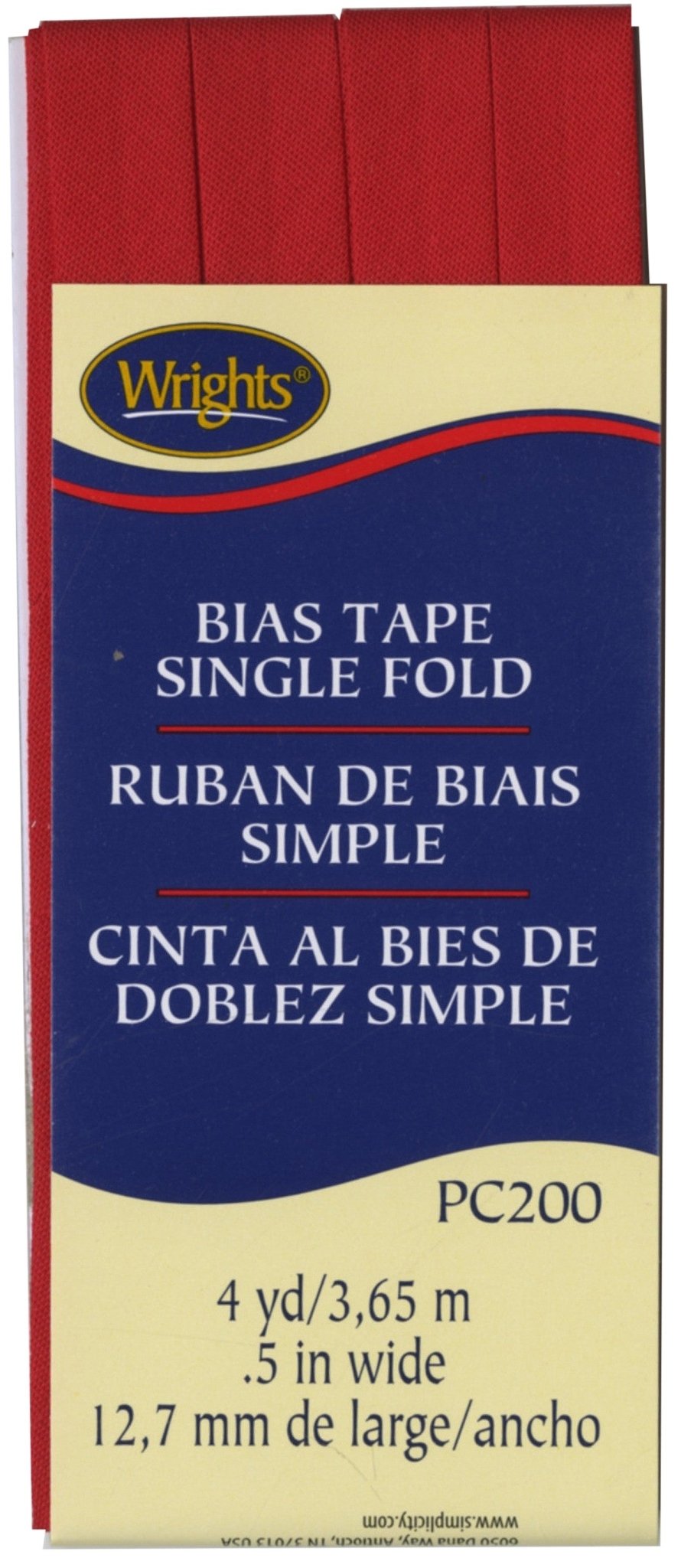 Single Fold Bias Tape - 1/2" - homesewn
