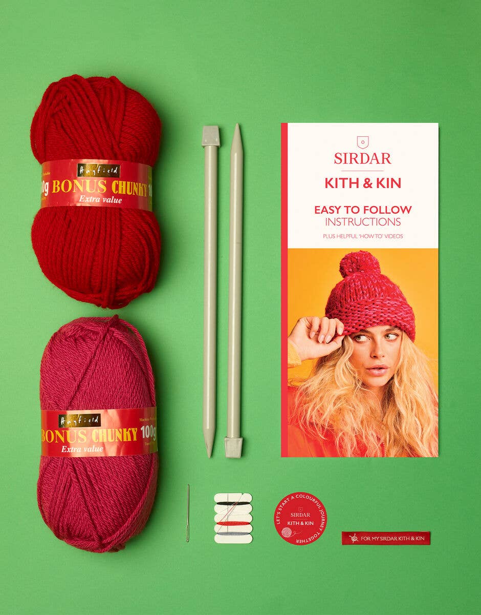 Sirdar Giant Hat Knitting Kit - homesewn