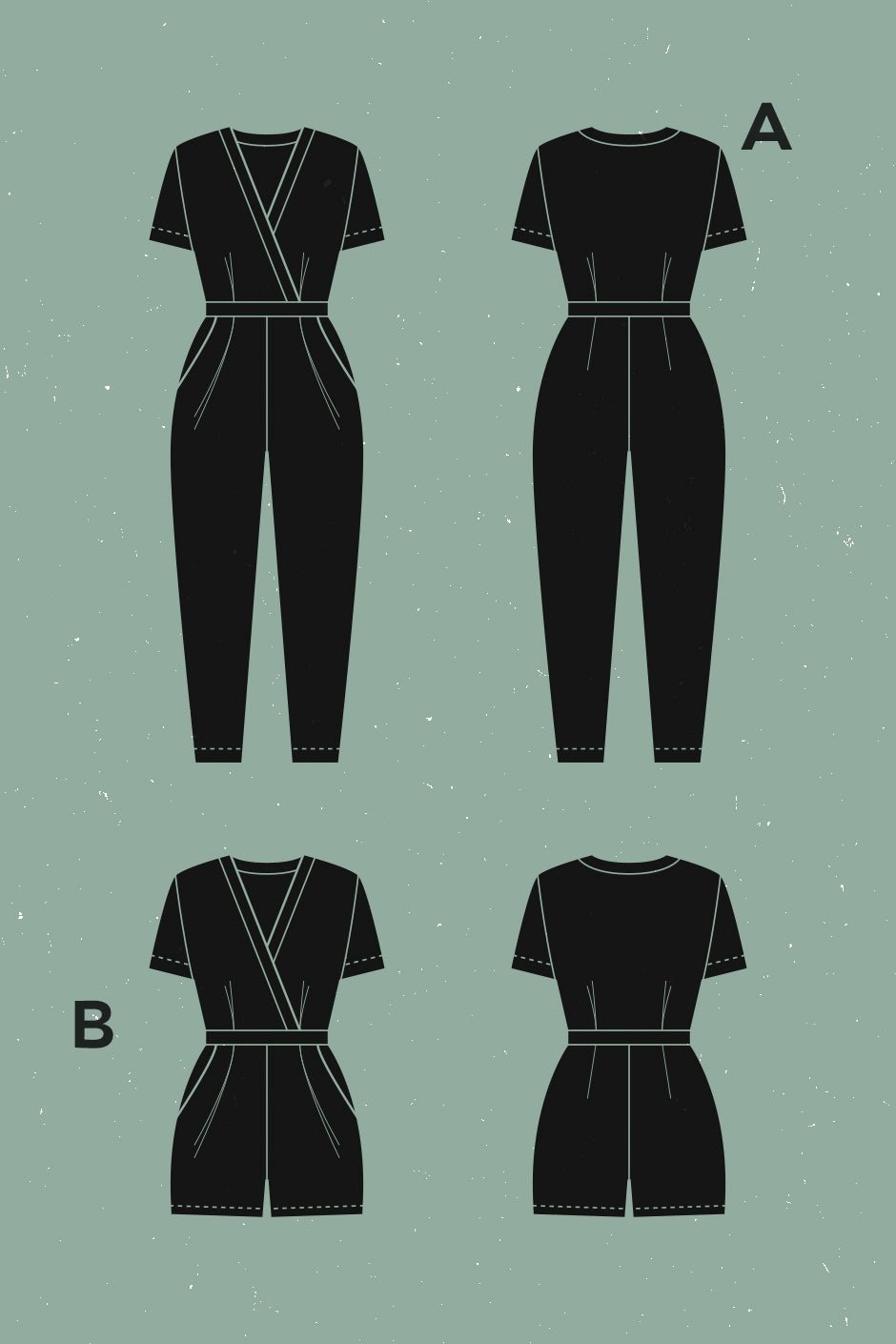 Sirocco Jumpsuit Pattern - PDF PATTERN - homesewn